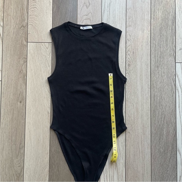 Zara Bodysuit Stylish Black One Piece - Picture 5 of 5